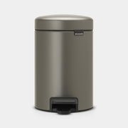 NewIcon Pedal Waste Bin –Platinum