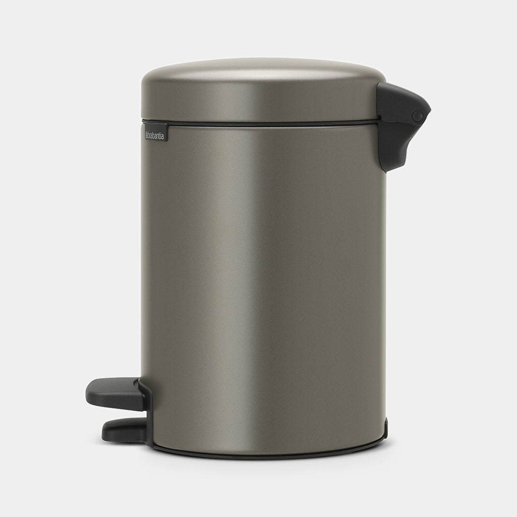 NewIcon Pedal Waste Bin –Platinum