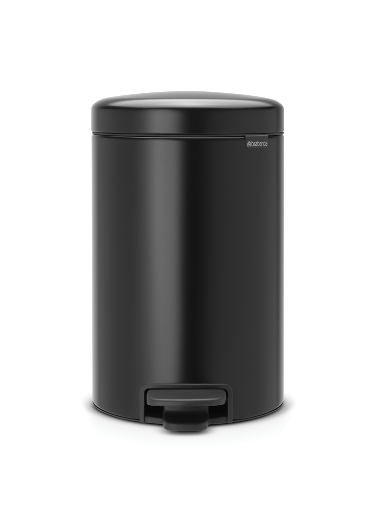 NewIcon Pedal Waste Bin –Matt black