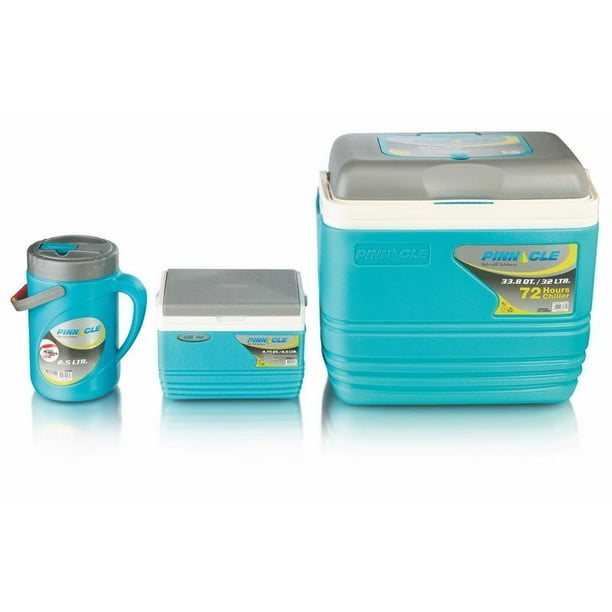 3 Piece Pinnacle Primero 32L +4.5L Pluto & 2.5L Insulated Storage Cooler Box Set TPX7005