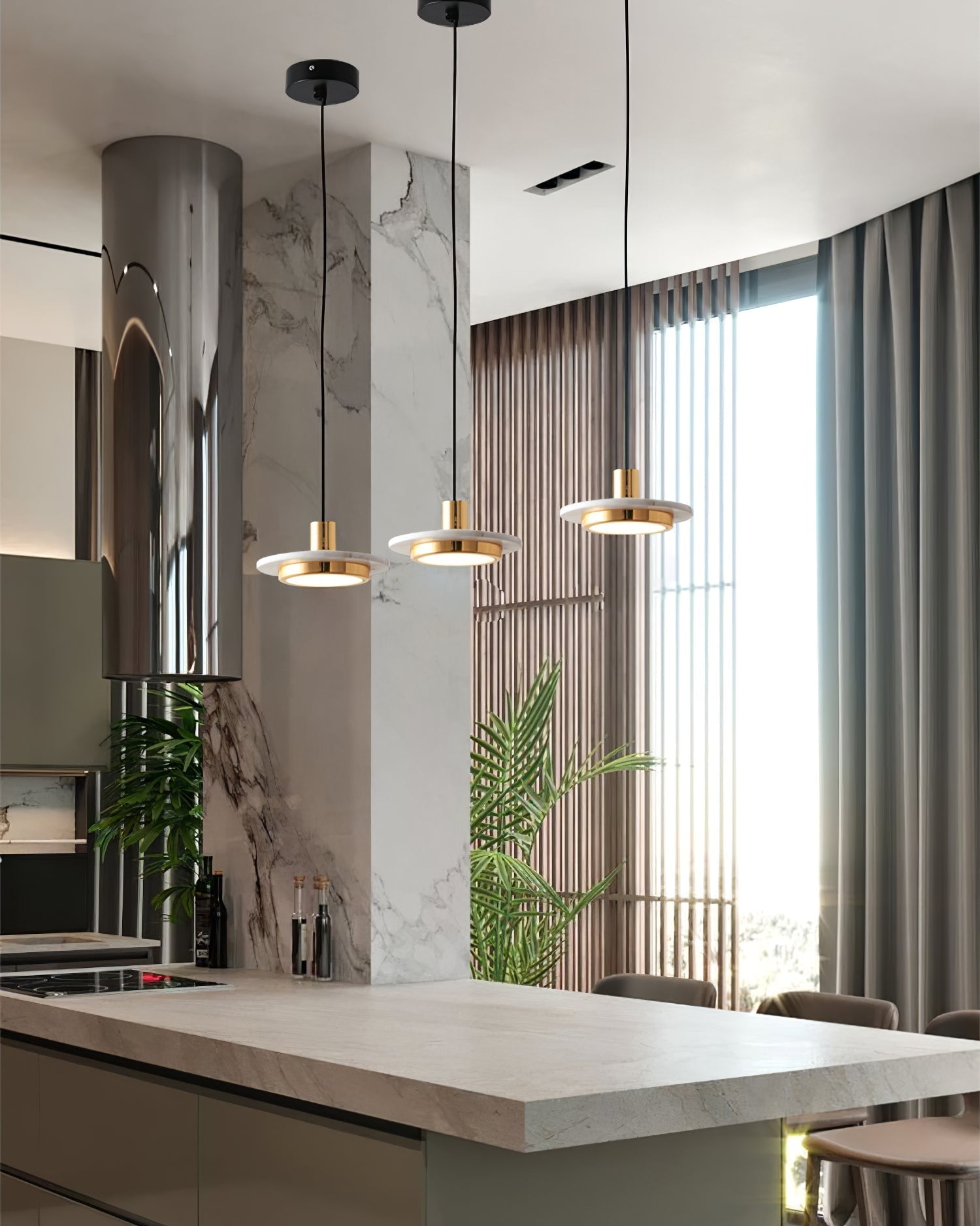 Disc Pendant Light