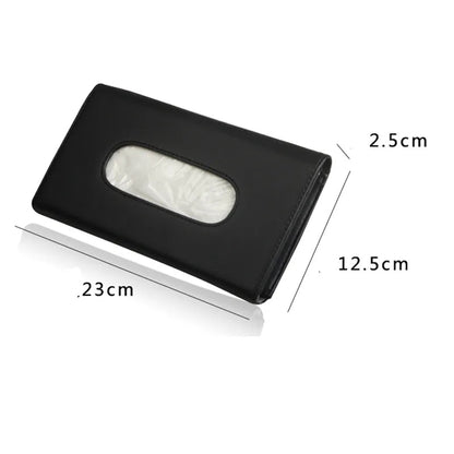Car sunvisor tissue box