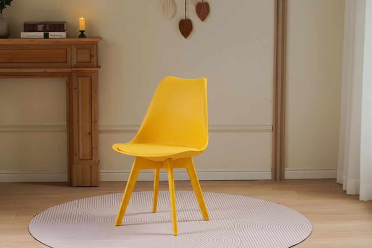 Dining Study Chair with PU Cushion