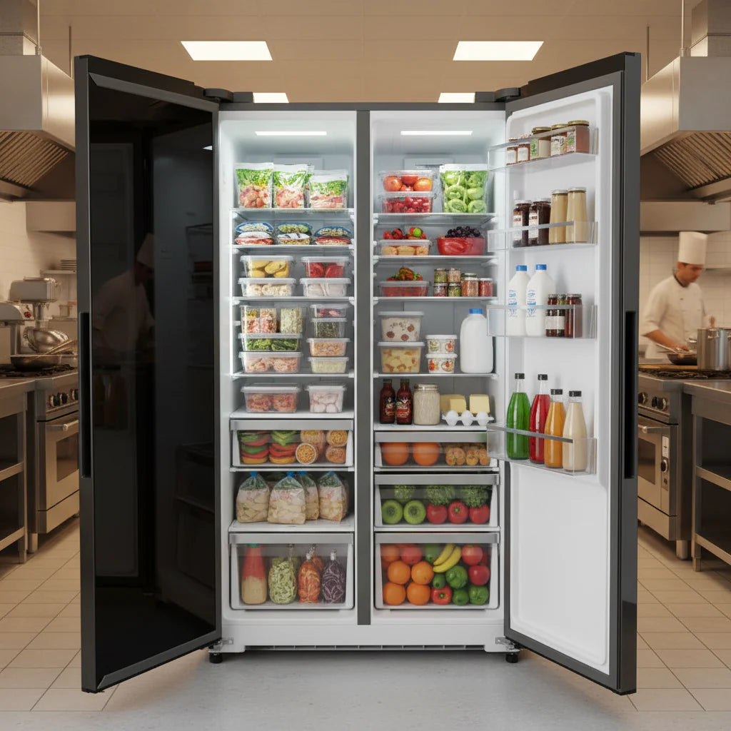 442L Side by Side No Frost Refrigerator – Black Mirror Glass VARZ-20NHK
