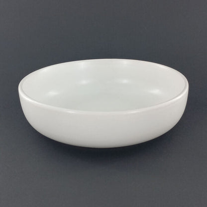 6pc 21cm Ceramic Deep Plate – Matte White
