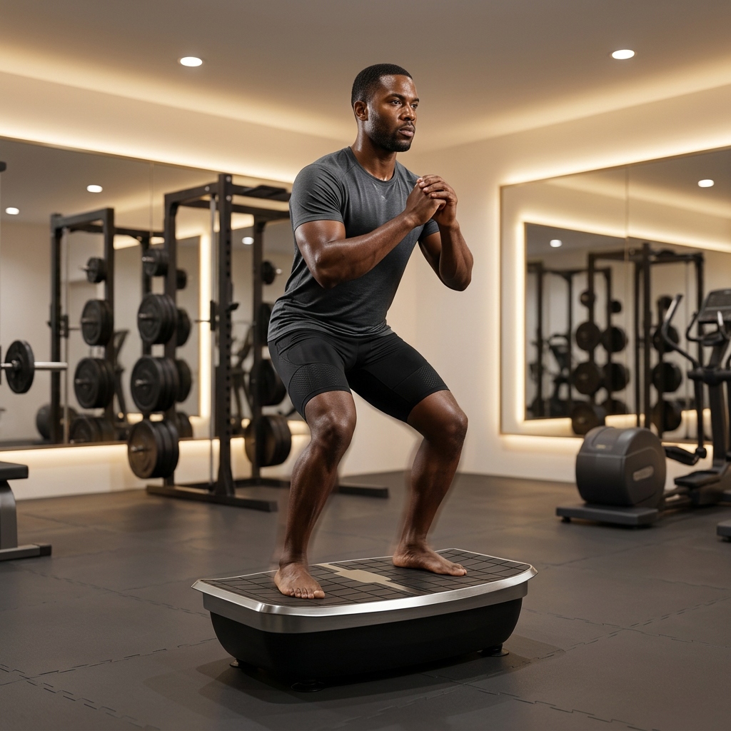 Fitness Vibroplate Power Step Machine with Remote Control