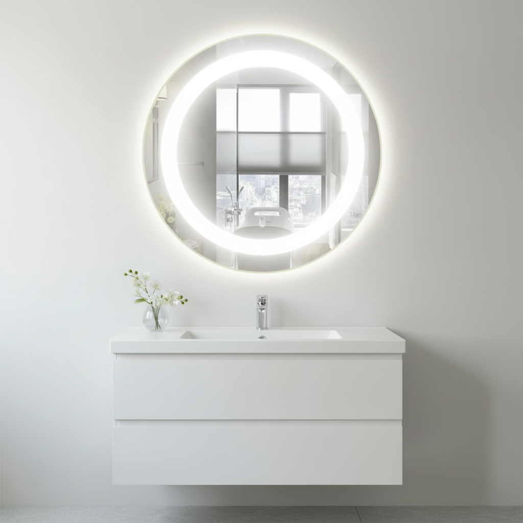60CM Round Mirror Light with Touch Sensor, ML LS11