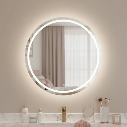 60CM Round Mirror Light with Touch Sensor, ML LS11