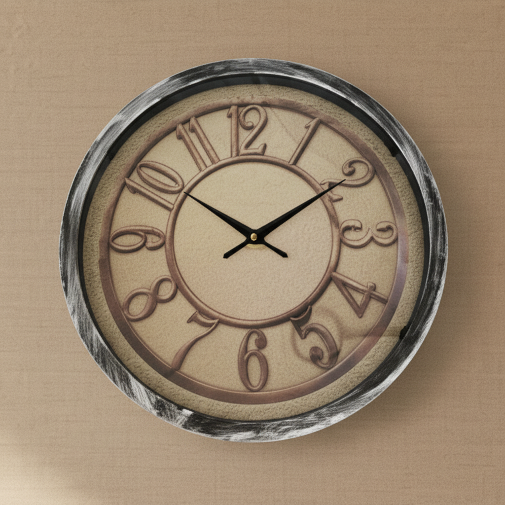 Vintage Style Wall Clock