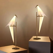 Geometric Origami  Gold Bird Sculpture Light