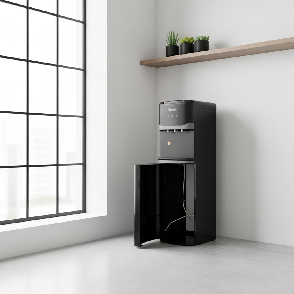 3 Tap Bottom Load Water Dispenser Black – RM/756