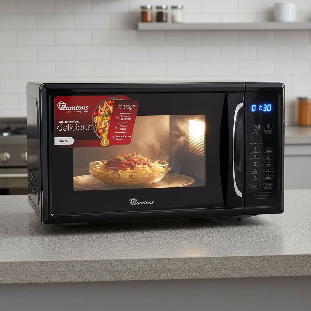 20 Litres Digital Microwave Black – RM/762