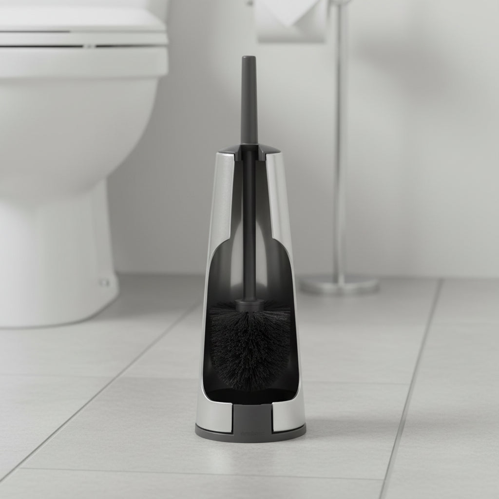 Brabantia Toilet Brush and Holder –Brilliant Steel