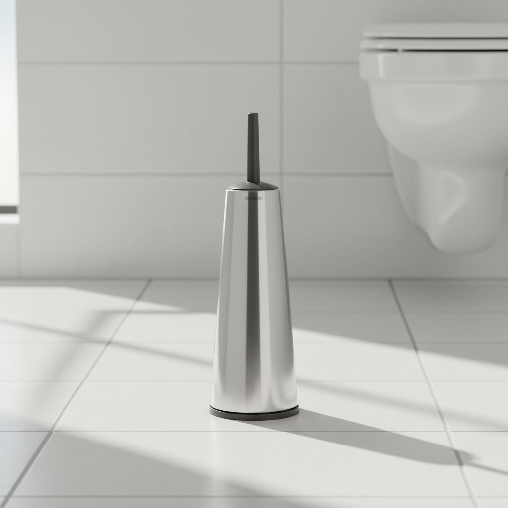 Brabantia Toilet Brush and Holder –Brilliant Steel