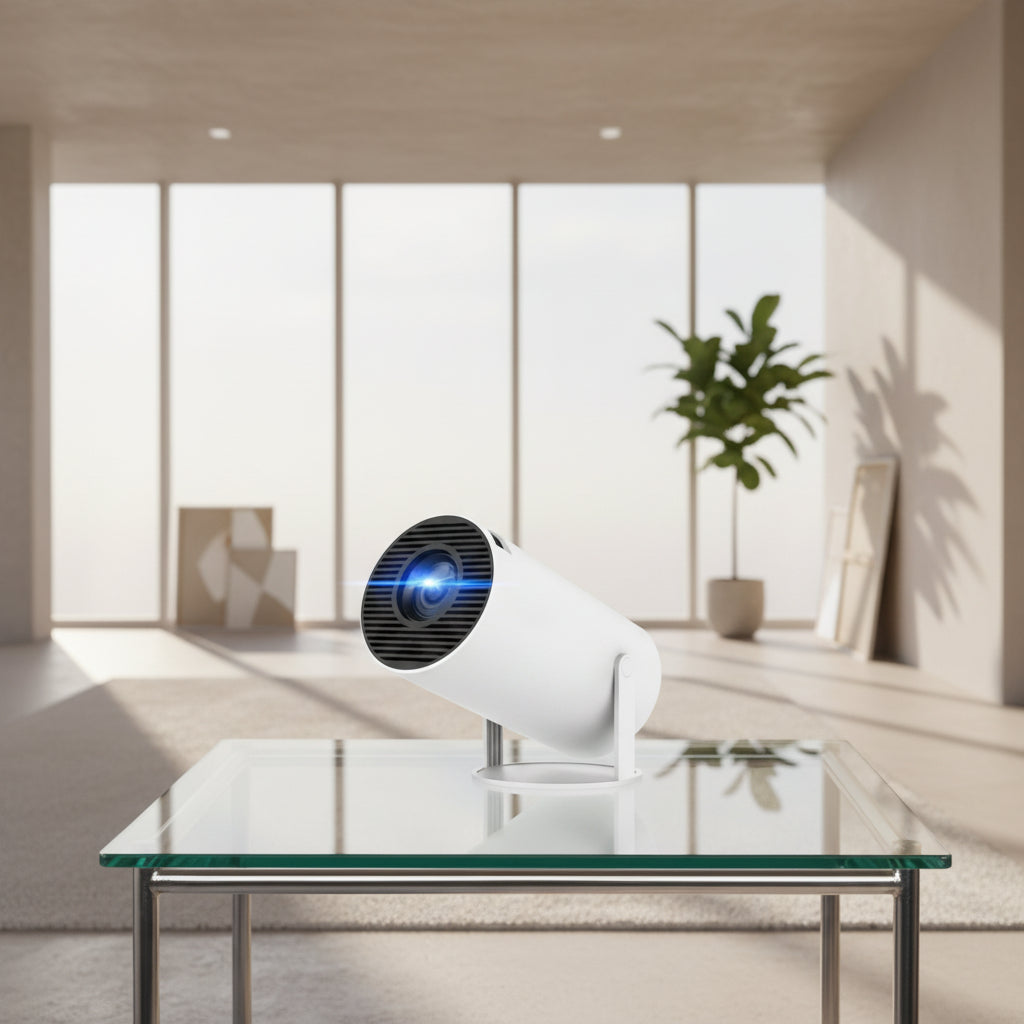 HY300 Smart Portable Projector with WiFi & Bluetooth