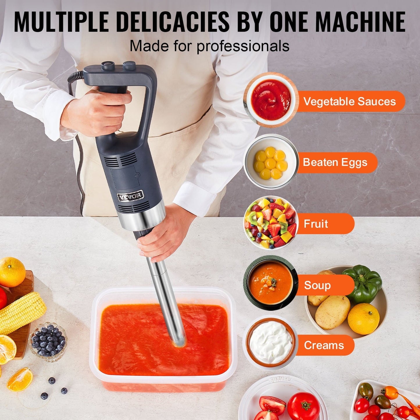 500W 50cm Commercial Immersion Blender – IB500LV