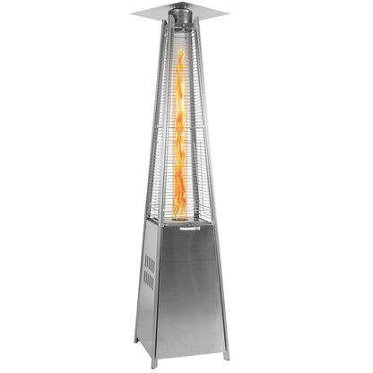 Outdoor Stainless Steel Pyramid Flame Gas Heater – RG/536