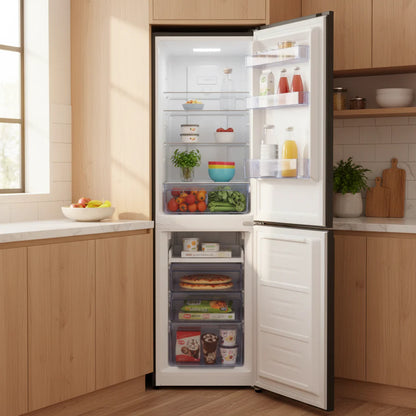 247L No Frost Bottom Mount Fridge Black Inox VRB-247NRAK