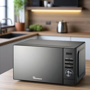 20L Ramtons Microwave + Grill, RM/682, Mirror Finish, 700W Microwave, 1000W Grill, digital timer, child lock