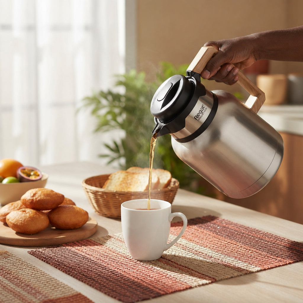 Regal Stainless Steel Vacuum Flask 1L, 1.5L & 2L TSC-UQ