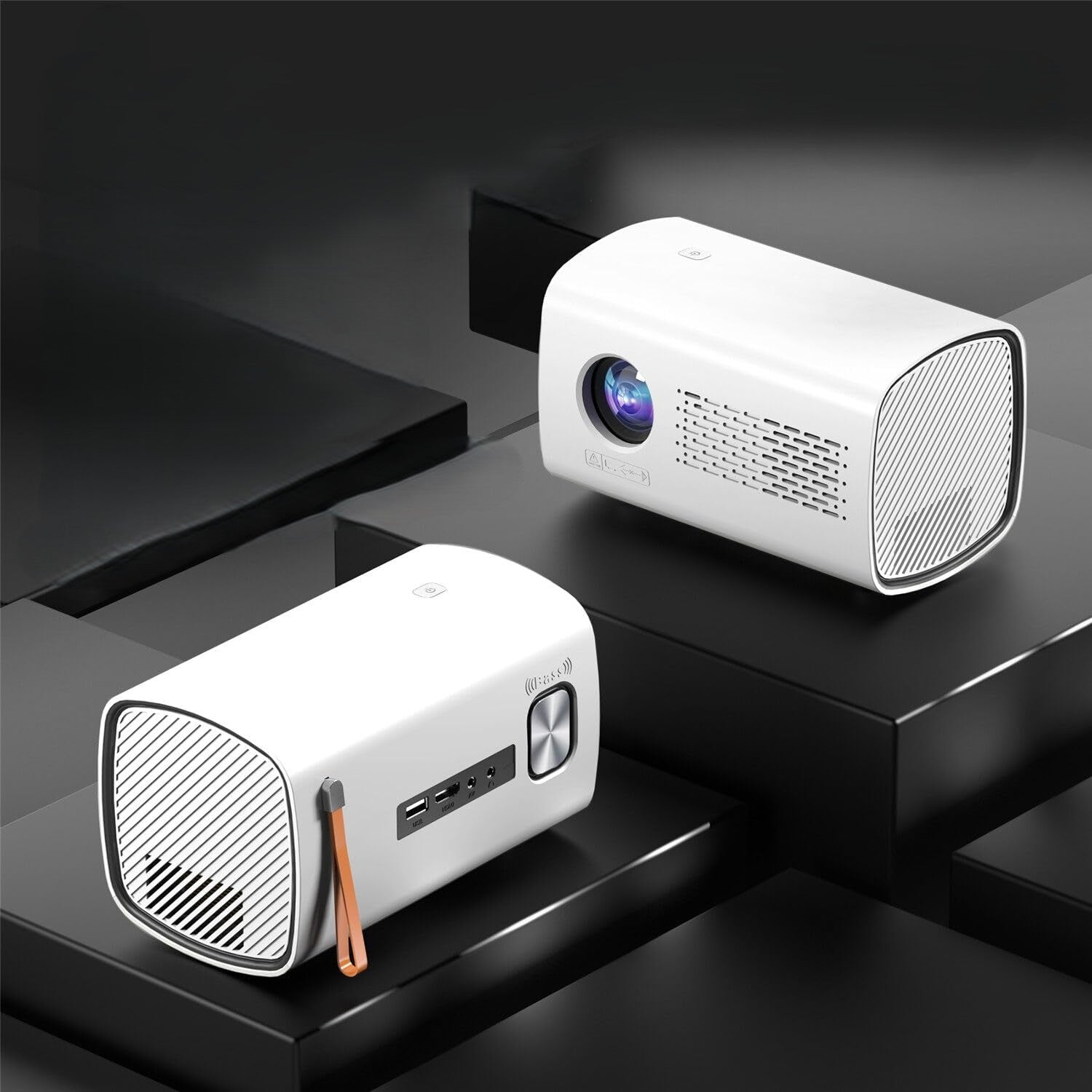 T100 Smart Android 9.0 Projector with WiFi & Bluetooth