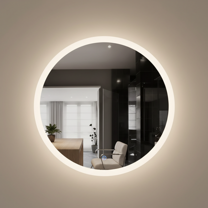 60CM Round Mirror Light with Touch Sensor, ML LS12
