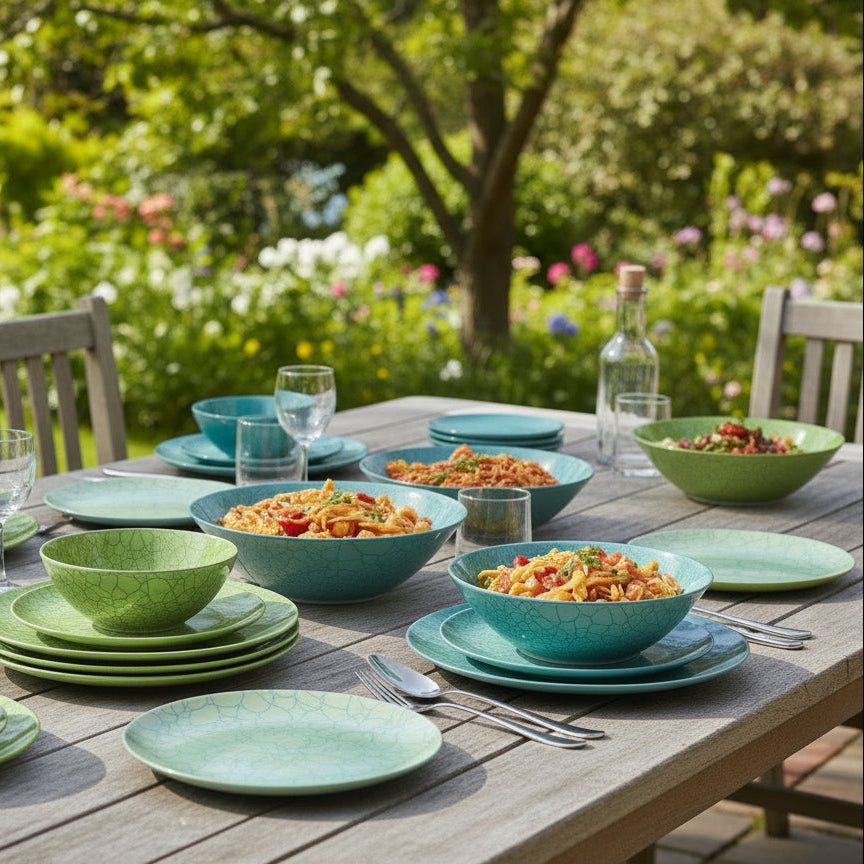Luminarc Fleurs De Bach Dinnerware Set, 46 Pieces