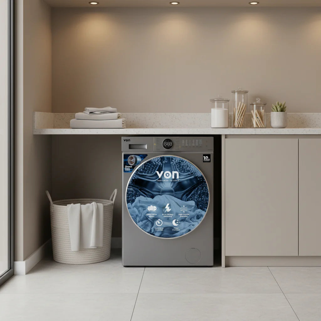 Front Load Washer Dryer 10/6KG, 1200RPM Direct Drive Inverter VWD-106FDDTX