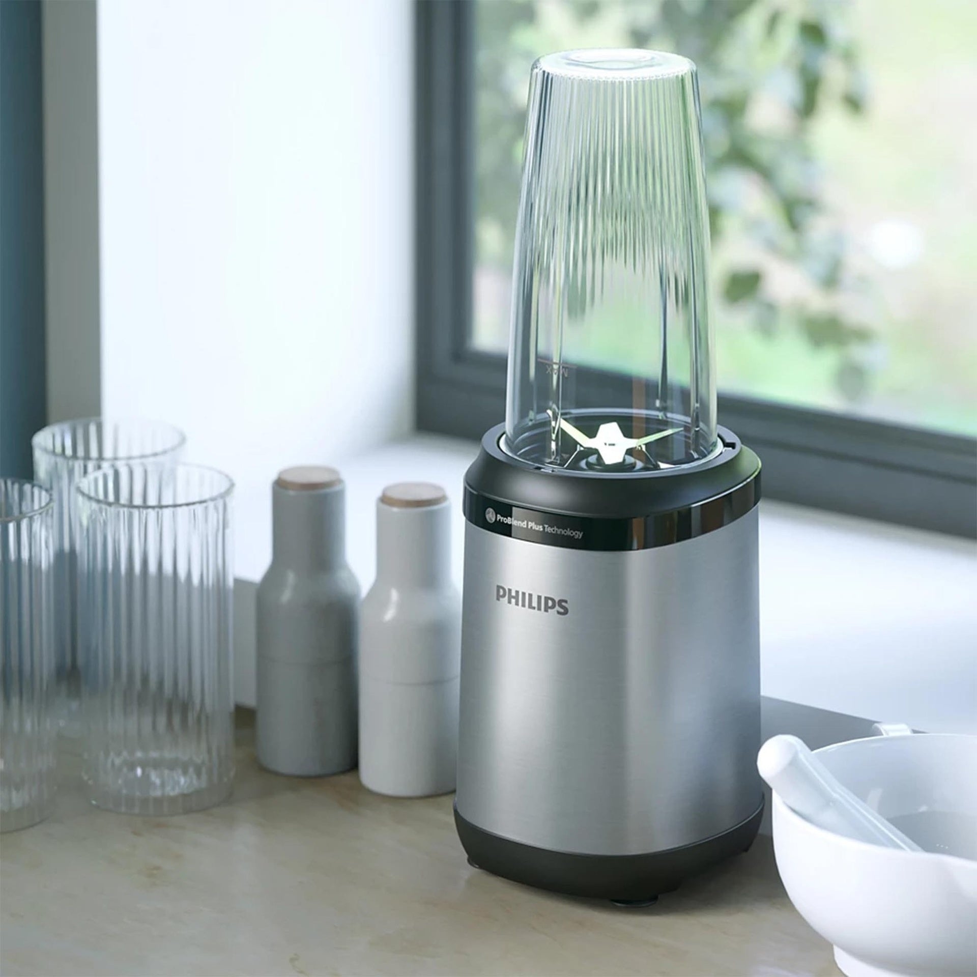 Philips 5000 Series Blender  – 1000W ProBlend Plus, Multi-Tumbler System-HR2767/00