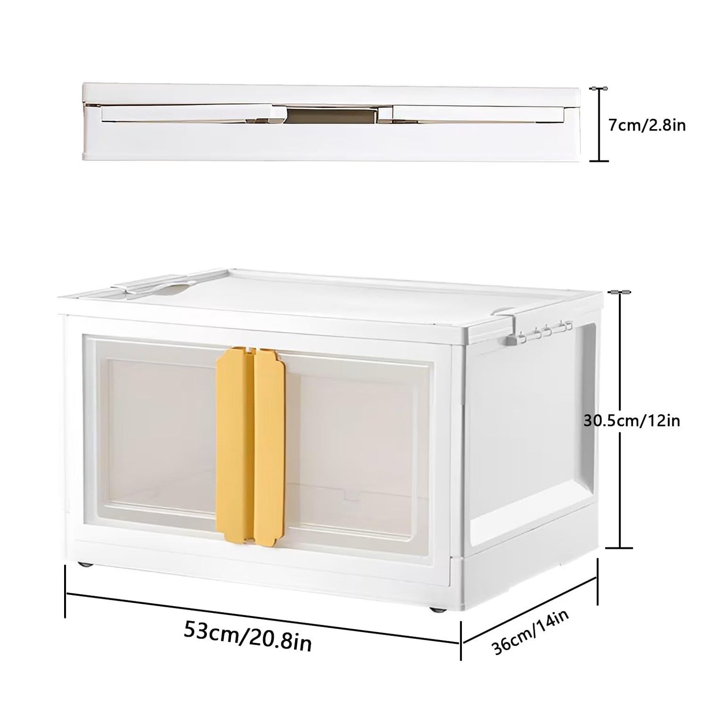 Storage Box with Side Doors 1pc