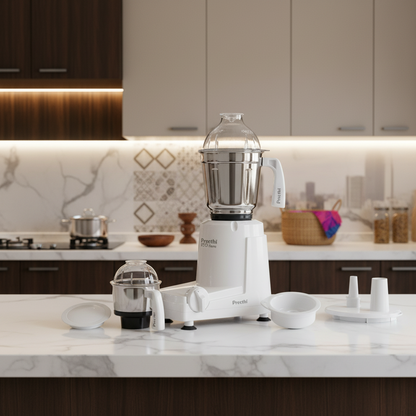 Eco Twin Mixer Grinder – 500W, 2 Stainless Steel Jars, Overload Protection MG182/04
