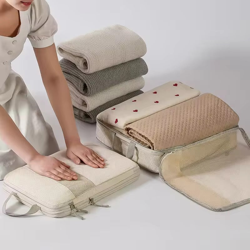 Travel Suitcase Compression Cubes 8pcs