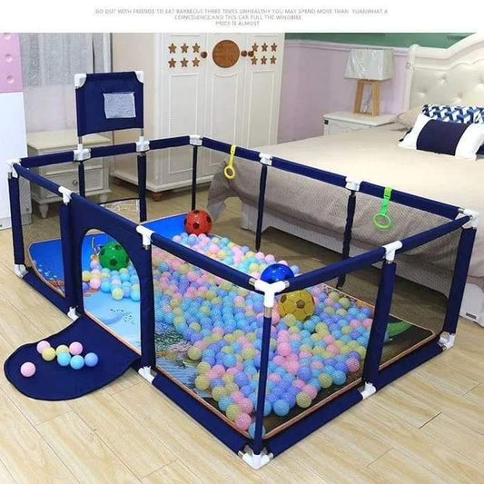 square baby playpen made from Oxford cloth
