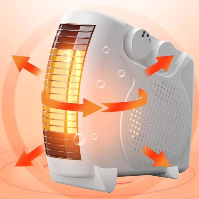 2 Gear High Efficiency Desktop Heating Machine 220V Hot Air Fan Heater
