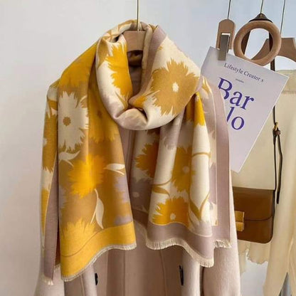 Floral Print Scarf
