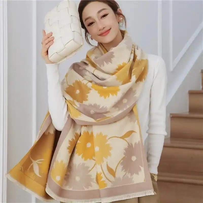 Floral Print Scarf