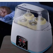 6-in-1 baby milk bottle sterilizer and warmer for 2–3 bottles