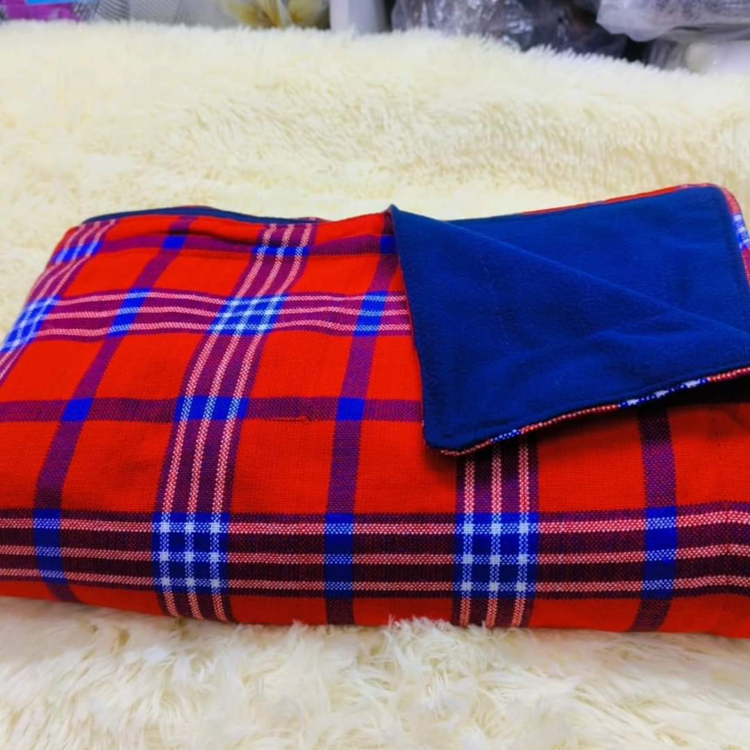 Maasai fleece blanket