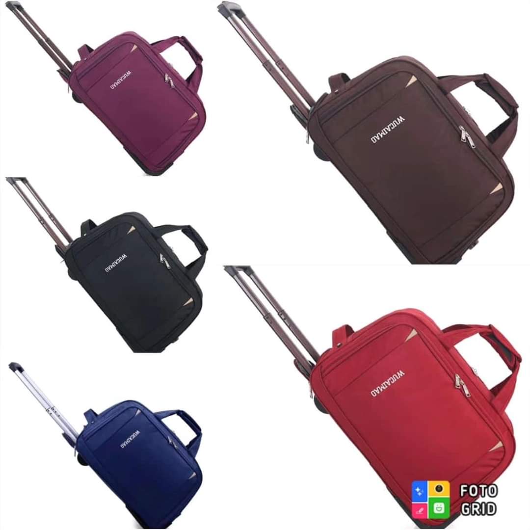 24-inch Rolling Suitcase Travel Bag – Waterproof Oxford Luggage with Directional Wheels