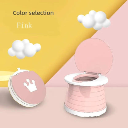 Baby Travel Collapsible Potty Toilet with Free Disposable Bags