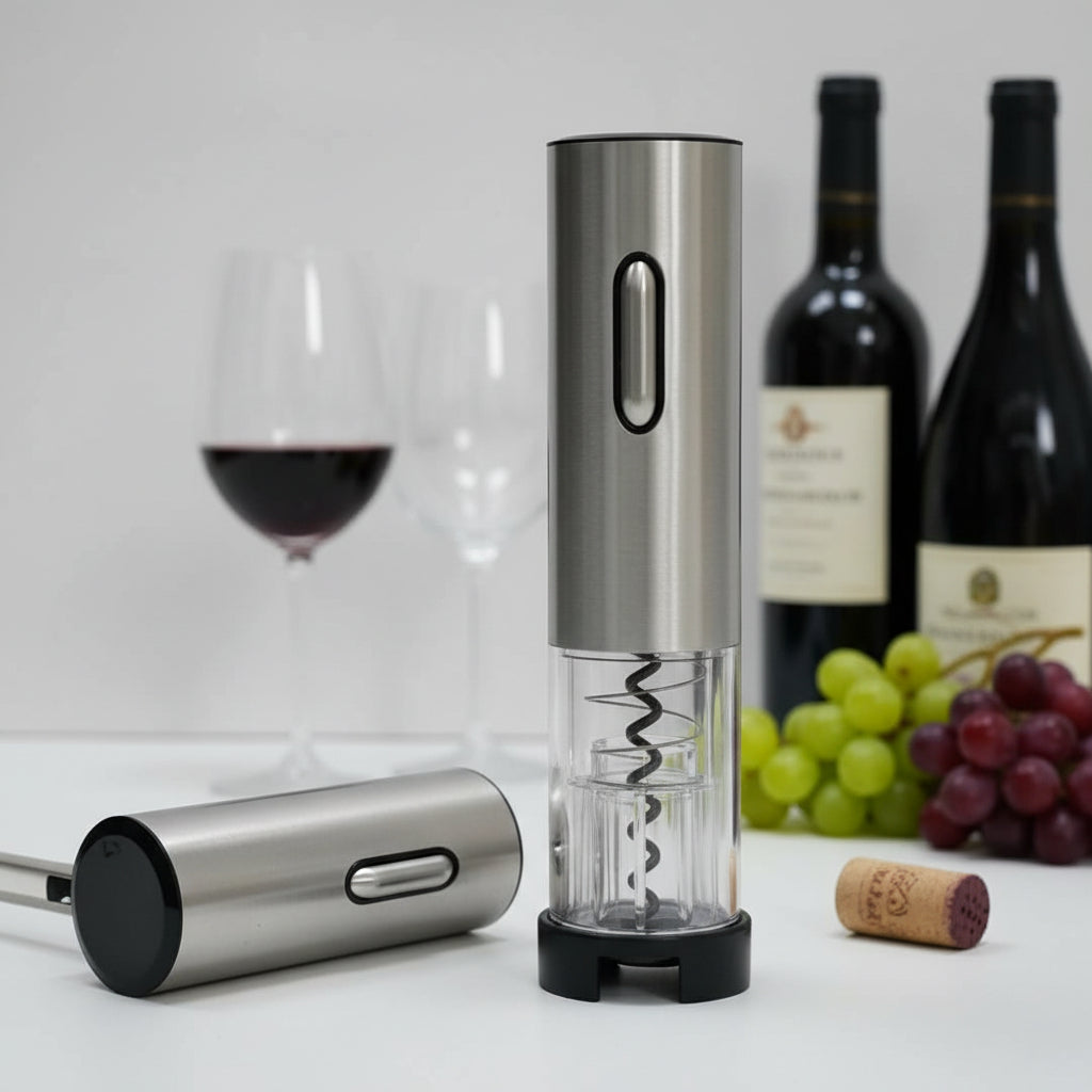 Electric Wine Bottle Opener with Foil Cutter