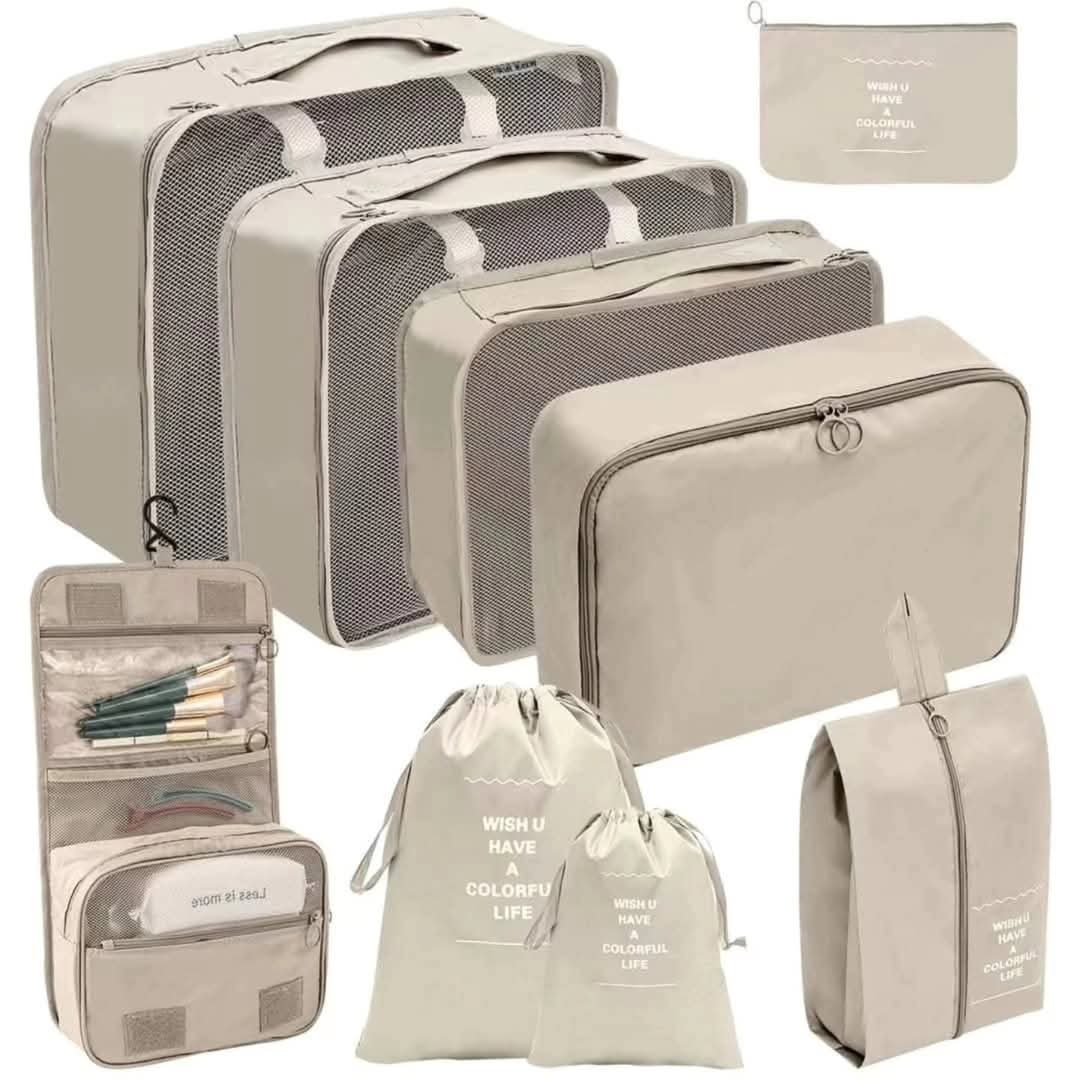 9pcs Luggage Travel Organizers