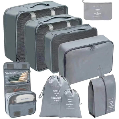 9pcs Luggage Travel Organizers