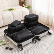 8 Piece Travel Suitcase Compression Bags Set with Extra Compression Zip, Waterproof Design, Available in Beige, Black and Grey available in Nairobi, Kenya