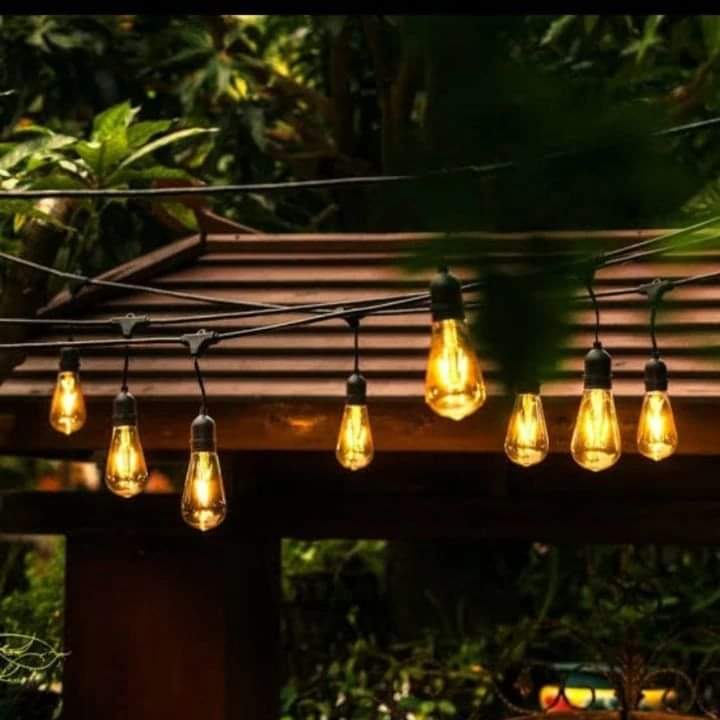 All-Weather LED String Lights 11M – 10 Bulbs
