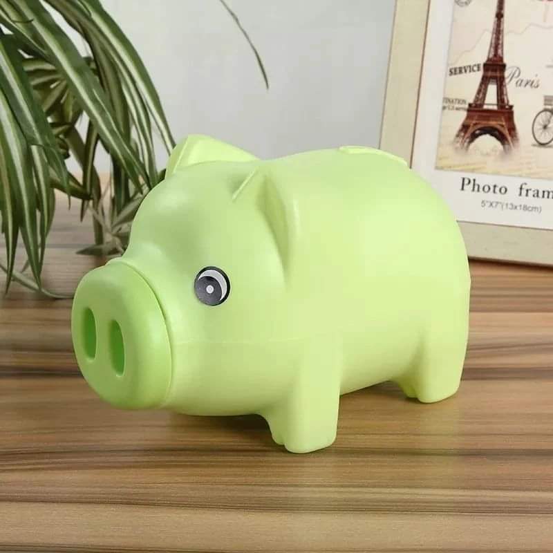 Colorful kids piggy bank