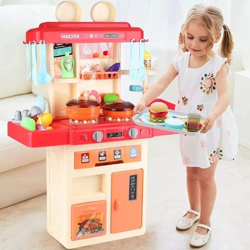 large size kids pretend kitchen set