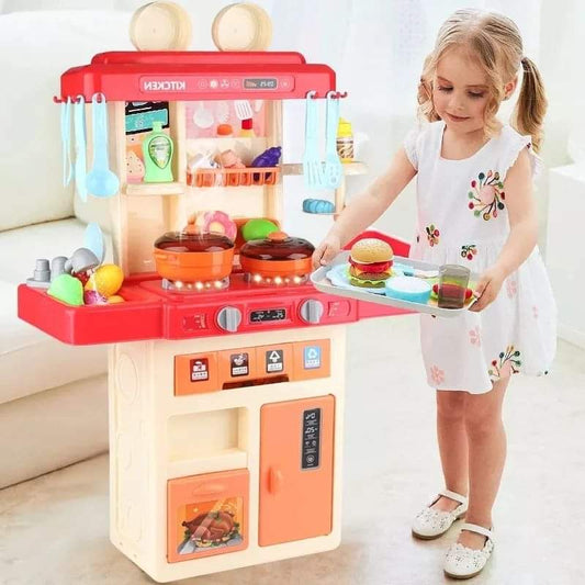 large size kids pretend kitchen set