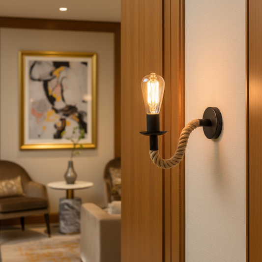 Farmhouse Rope wall lamp -PL RP11-01