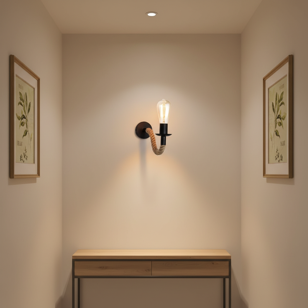 Farmhouse Rope wall lamp -PL RP11-01